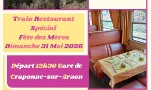 Train Restaurant de la fête des Mères